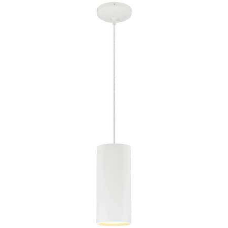 Access Lighting Pilson, LED Pendant, Matte White Finish, Steel 29001-MWH-C